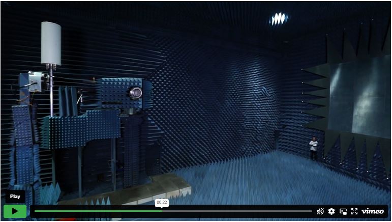 The Far-field Antenna Pattern Test chamber in Taby - At a glance