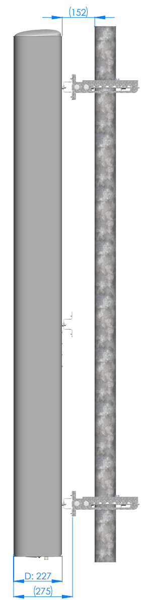 Foghorn - 8 port - 4xLow Band 4xMid Band, 65°