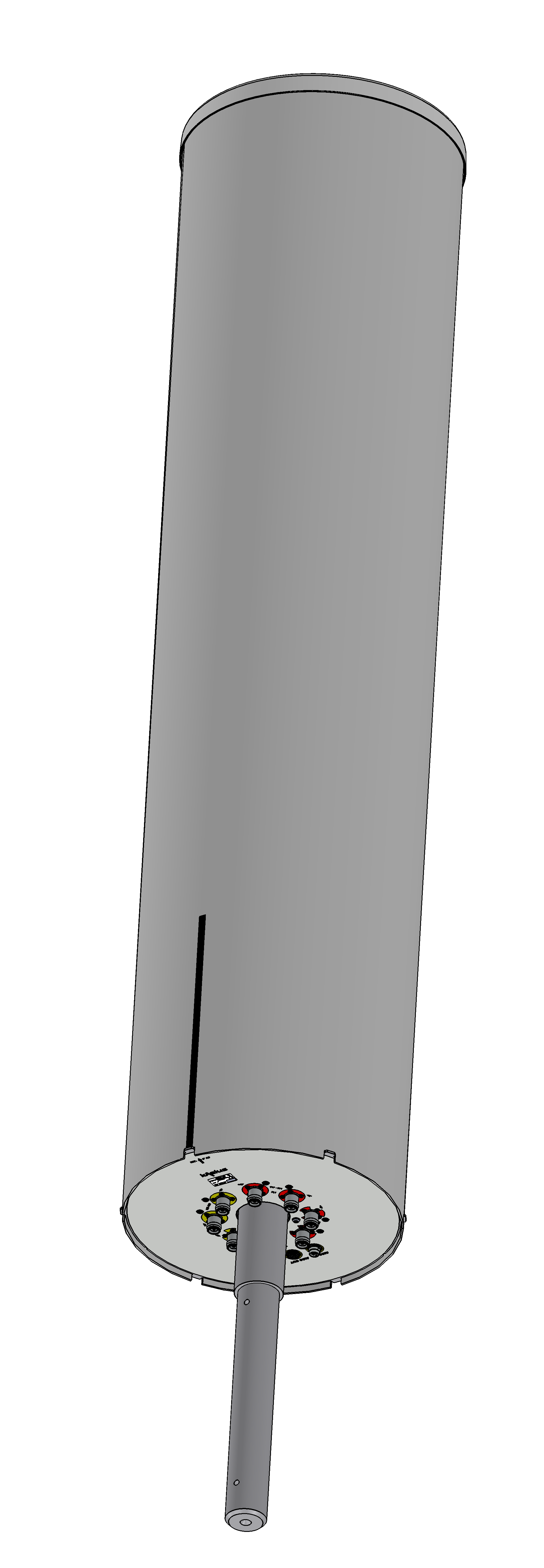 8- port - 4xLow Band 4x Mid Band, 360° Canister Antenna