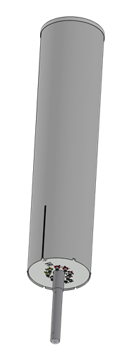8- port - 4xLow Band 4x Mid Band, 360° Canister Antenna