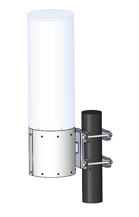 Mounting kit for Canister Antenna: Side/Wall mount