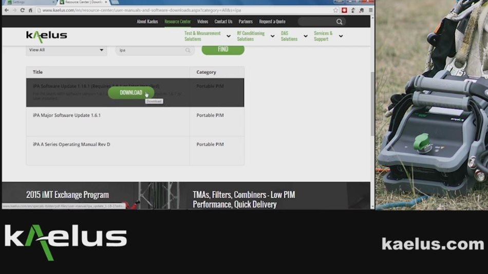 iPA Software Update (PIM Minutes)