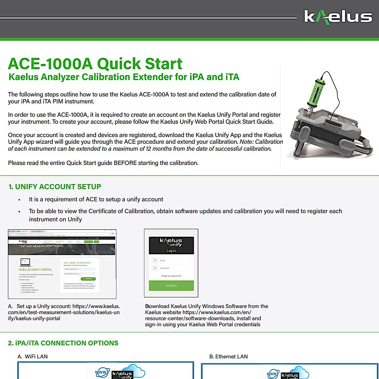 Quick Start Guides Kaelus